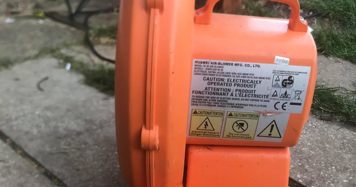 Fixing An Inflatable Toy Air Blower