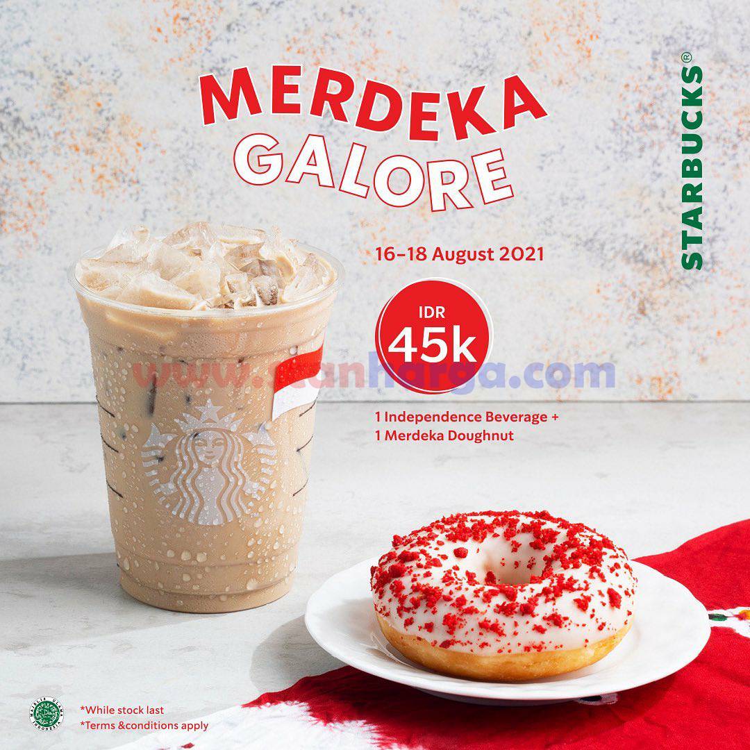 Promo STARBUCKS Terbaru MERDEKA GALORE scanharga