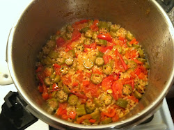 pressure cooker jambalaya cook let release curried minutes naturally remove heat