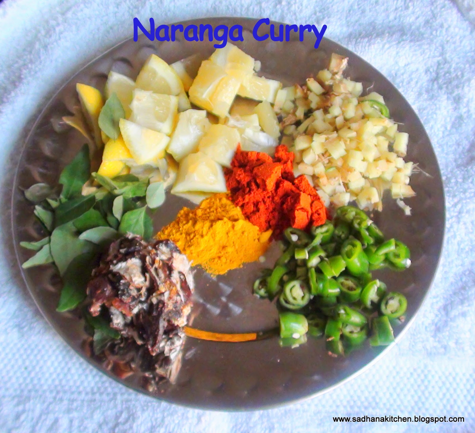 439 Naranga Curry / Sweet and Tangy Lemon Curry