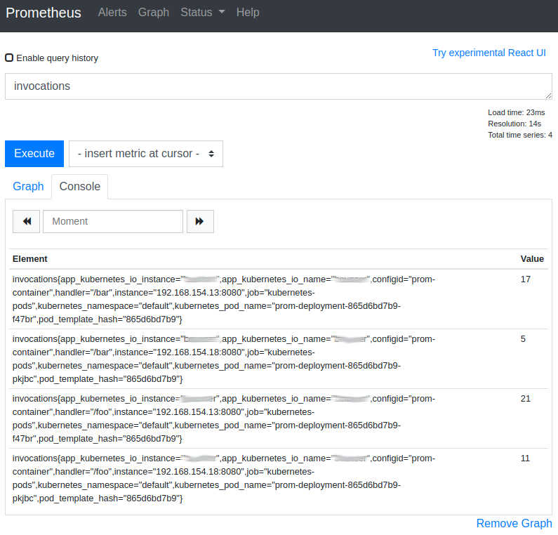 run KISS Report prometheus metrics from a GO application