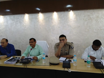 सोमवारी और बक़रीद पर्व पर प्रशासनिक कड़ी विधि व्यवस्था, anj news media, Commissioner DM SSP Meeting Bakarid- Somvari Prav