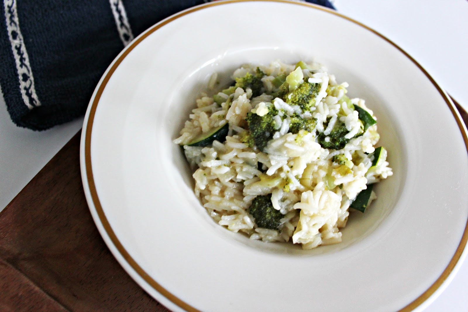 Broccoli and Zucchini Risotto