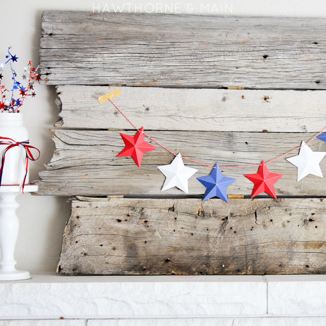 Fourth Of July Decor DIY Ideas at the36thavenue.com Pin it now and decorate later!