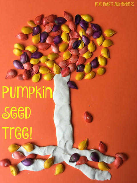 Pumpkin Craft Fall tree