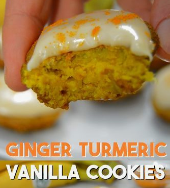 Ginger Turmeric Vanilla Cookies