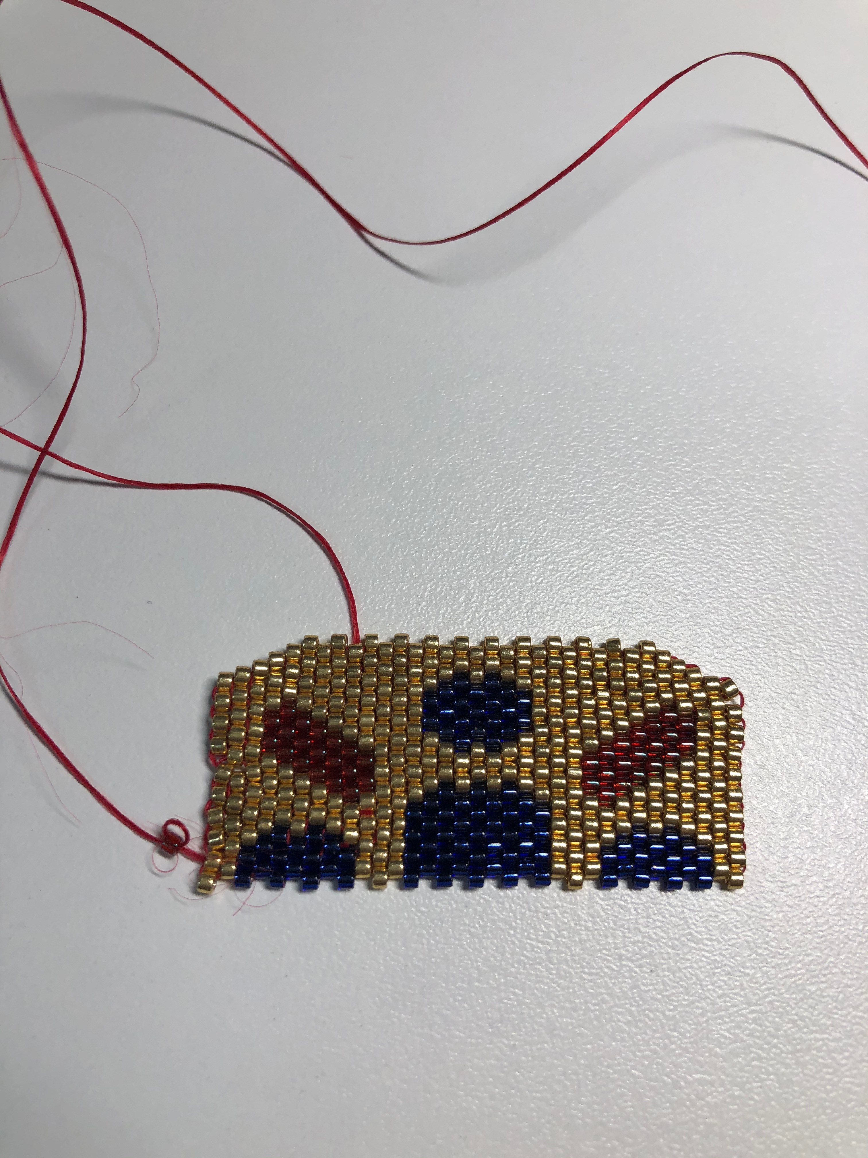 Split the Needles Peyote Beading