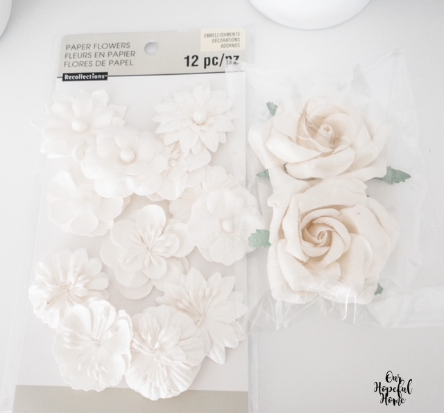 Michael's Recollections paper flowers