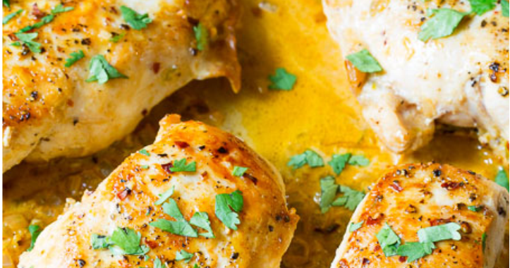 Garlic Lime Skillet Chicken | Amzing Food