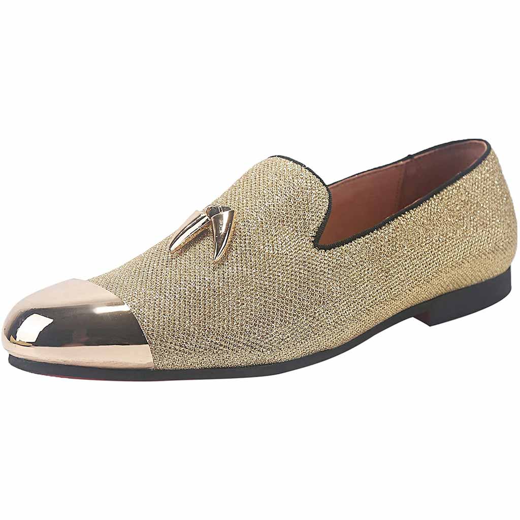 Gold shoes for men