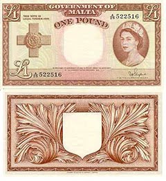 QEII Maltese Pound Note