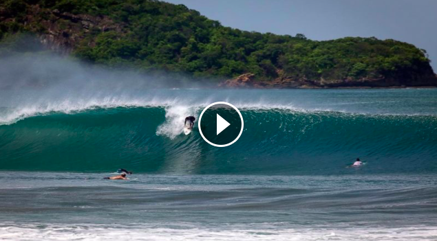 Manny Resano surfing Nicaragua South swells 2020