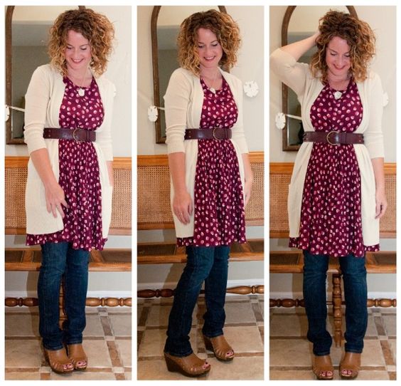 LowBudget Fashionista Trying a Trend Dress Over Jeans