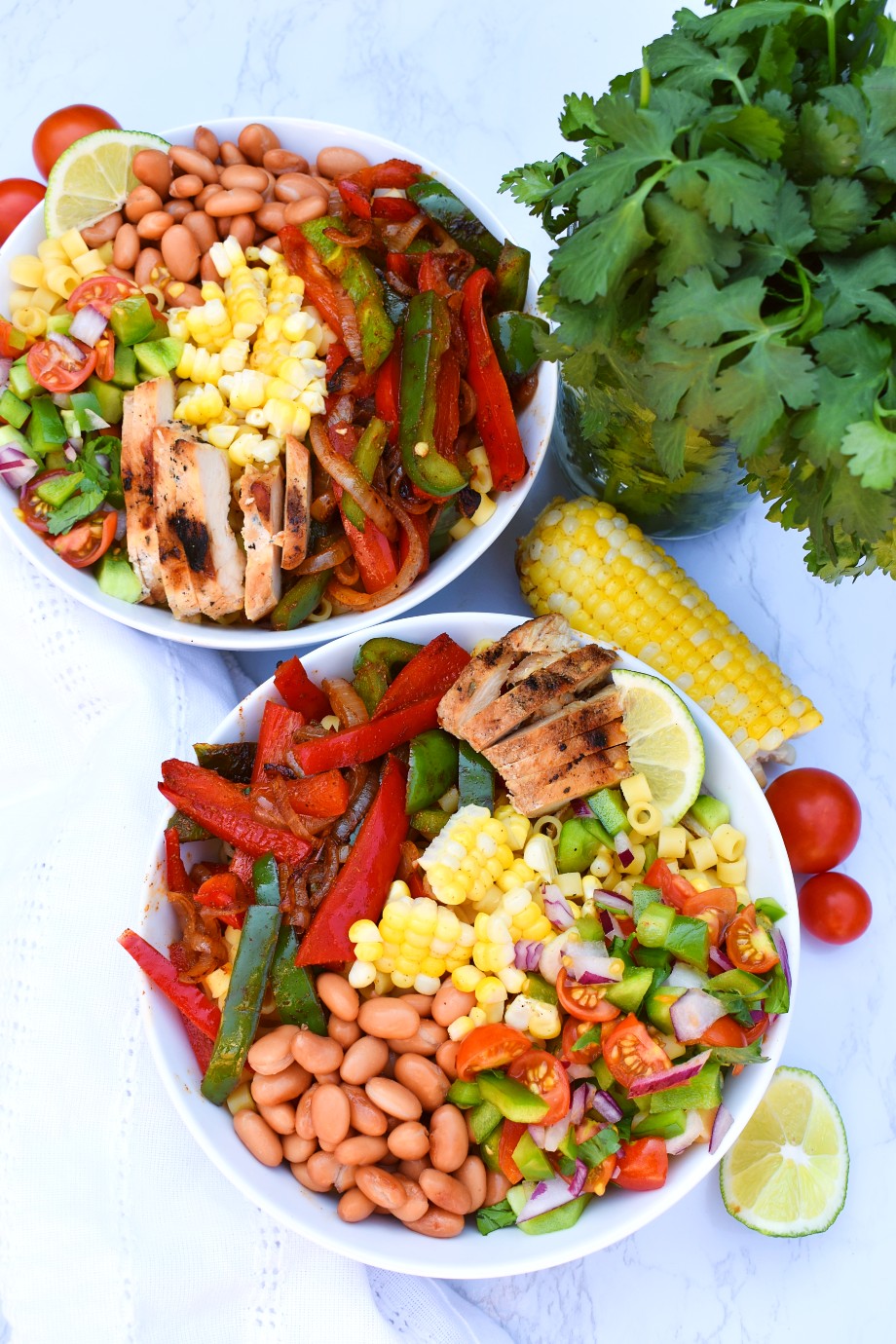 Chicken Fajita Burrito Bowls The Nutritionist Reviews