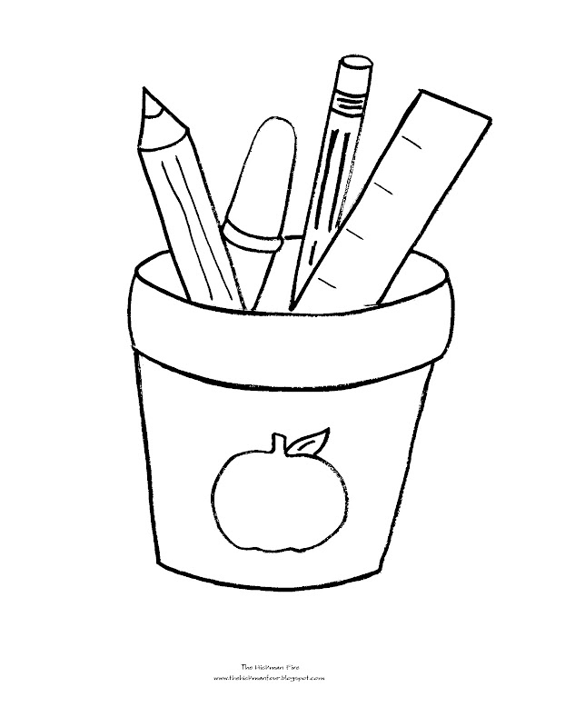 Coloring Pages: Back to School title=