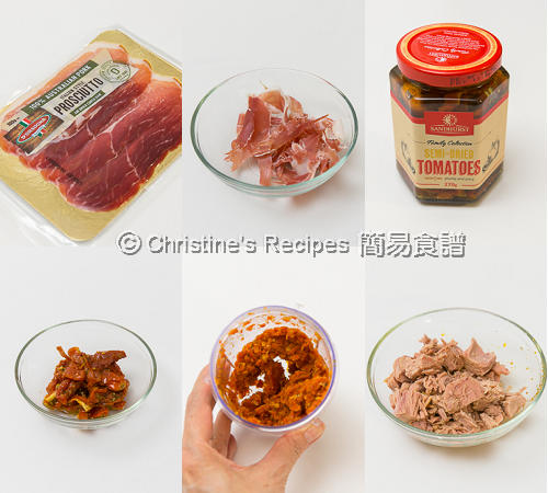 吞拿魚意大利粉配日曬番茄汁製作圖 Tuna Pasta in Sundried Tomato Sauce Procedures01