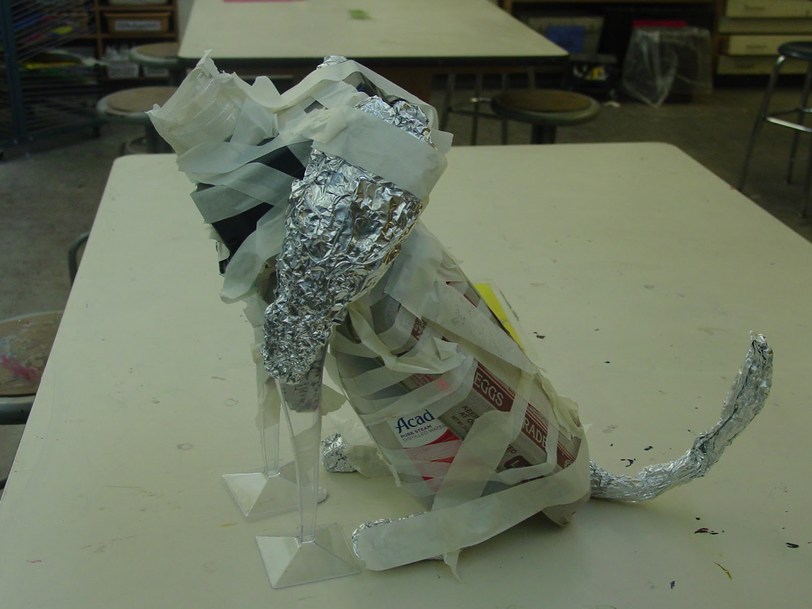 A Room for Creativity Recycled Animals Project Part 1 Construction