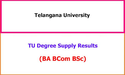 TU Degree Supply Results 2021 TU Degree Supply Results 2021