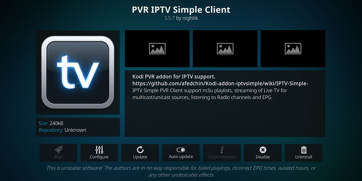 how to setup PVR IPTV Simple Client Free m3u url to watch live TV