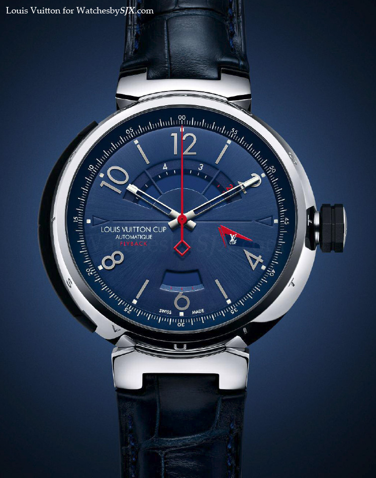 Watches by SJX: Louis Vuitton presents regatta chronograph for LV Cup