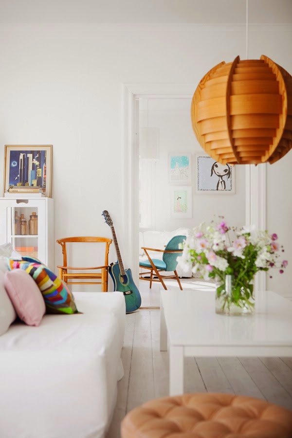 Bright Coloured Living Room Inspiration