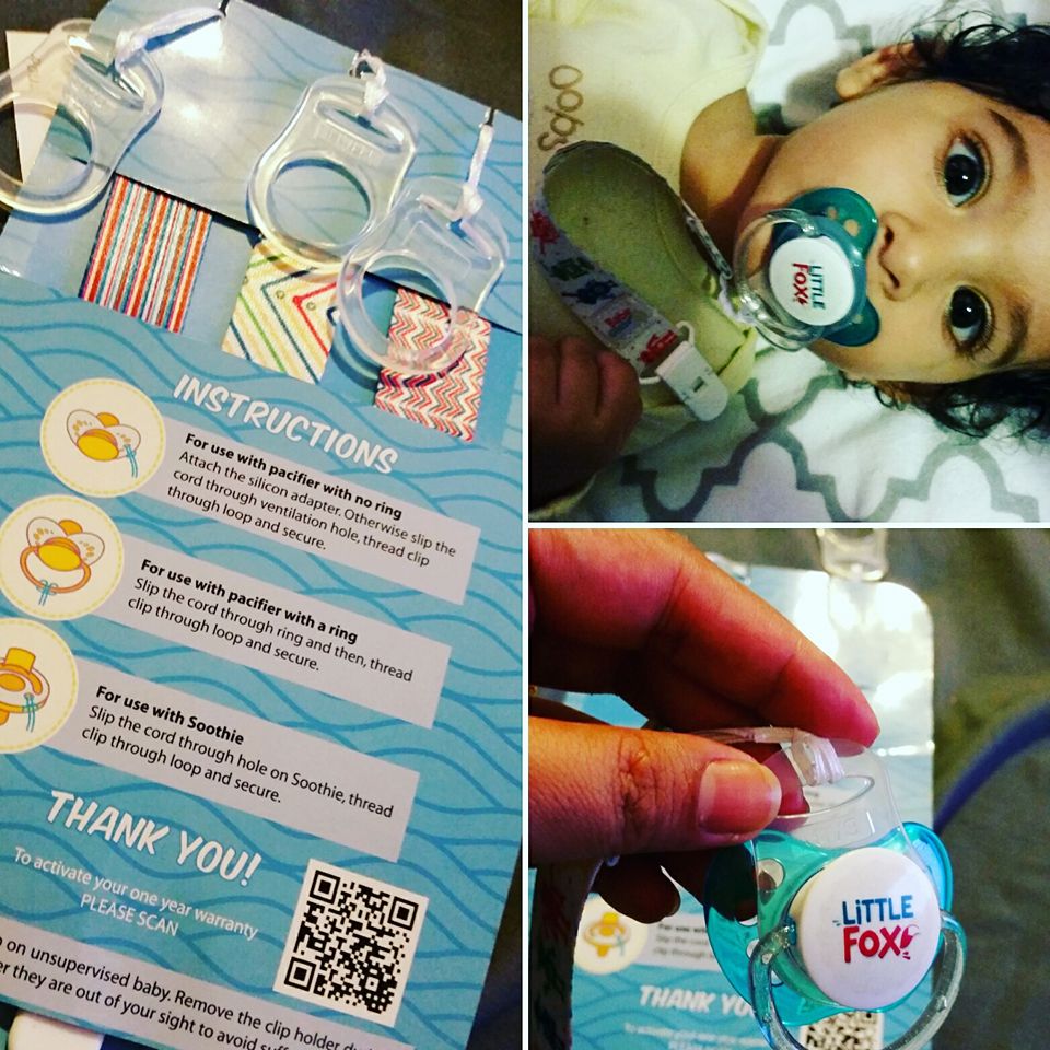 Glow in The Dark Pacifier Clip Set