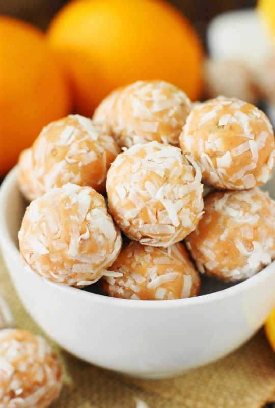 Coconut Orange Balls