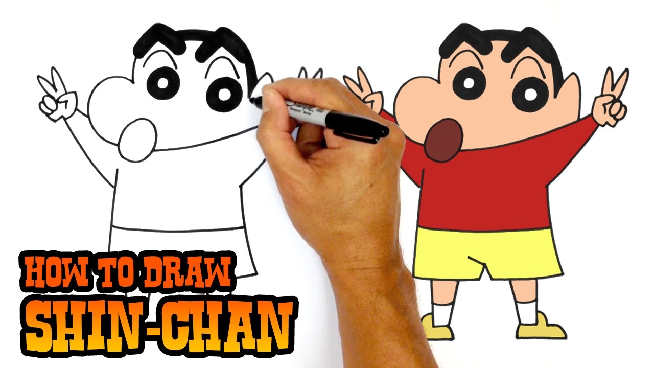 Shinchan and Shiro Drawing  Alvias Art world  Drawings  Illustration  Childrens Art Disney  ArtPal