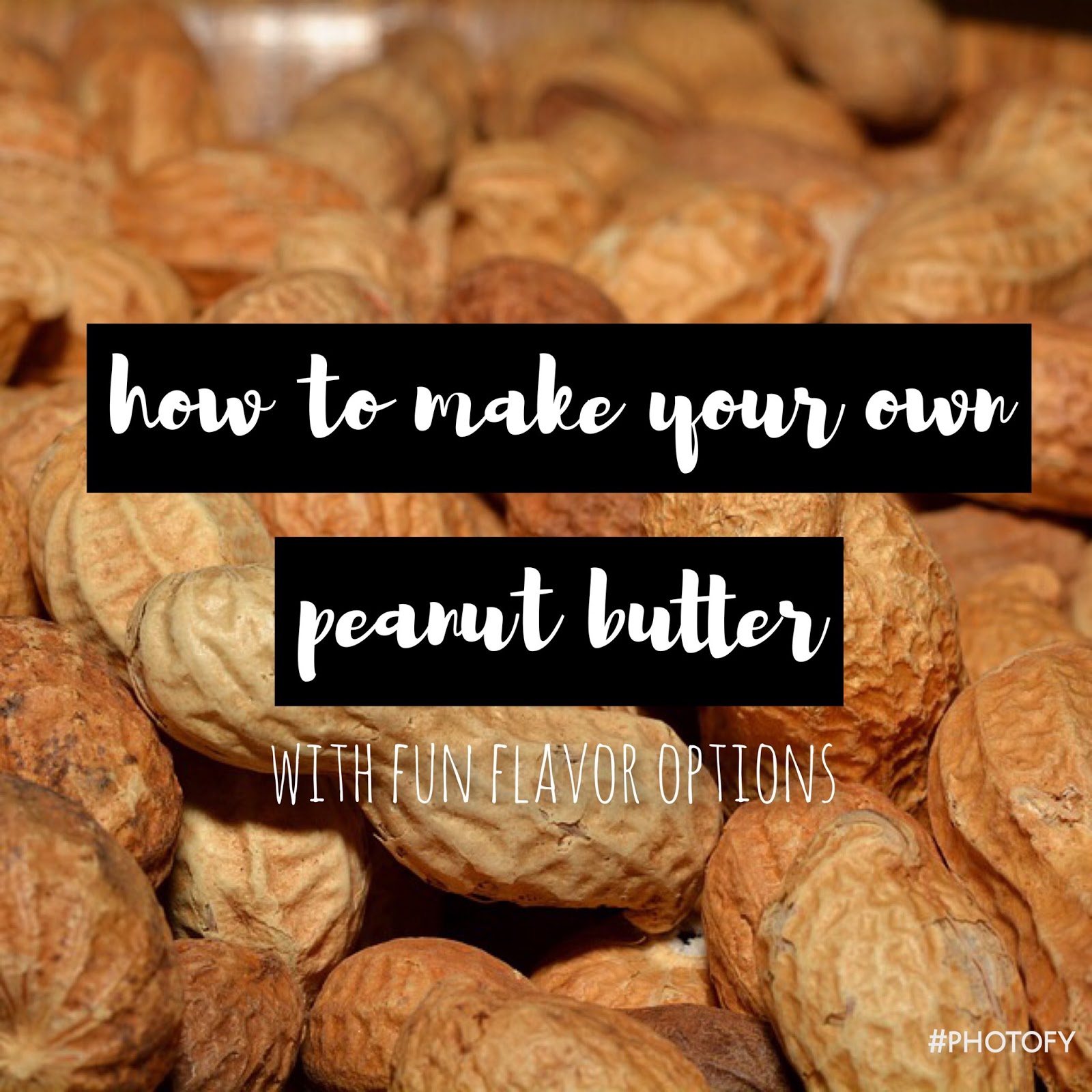 Recipe Homemade Peanut Butter