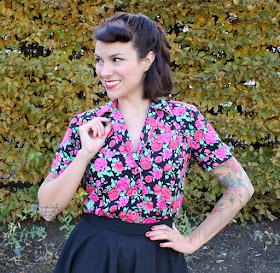 Gertie's New Blog for Better Sewing: Vintage Casual '40s Blouse in Pink ...