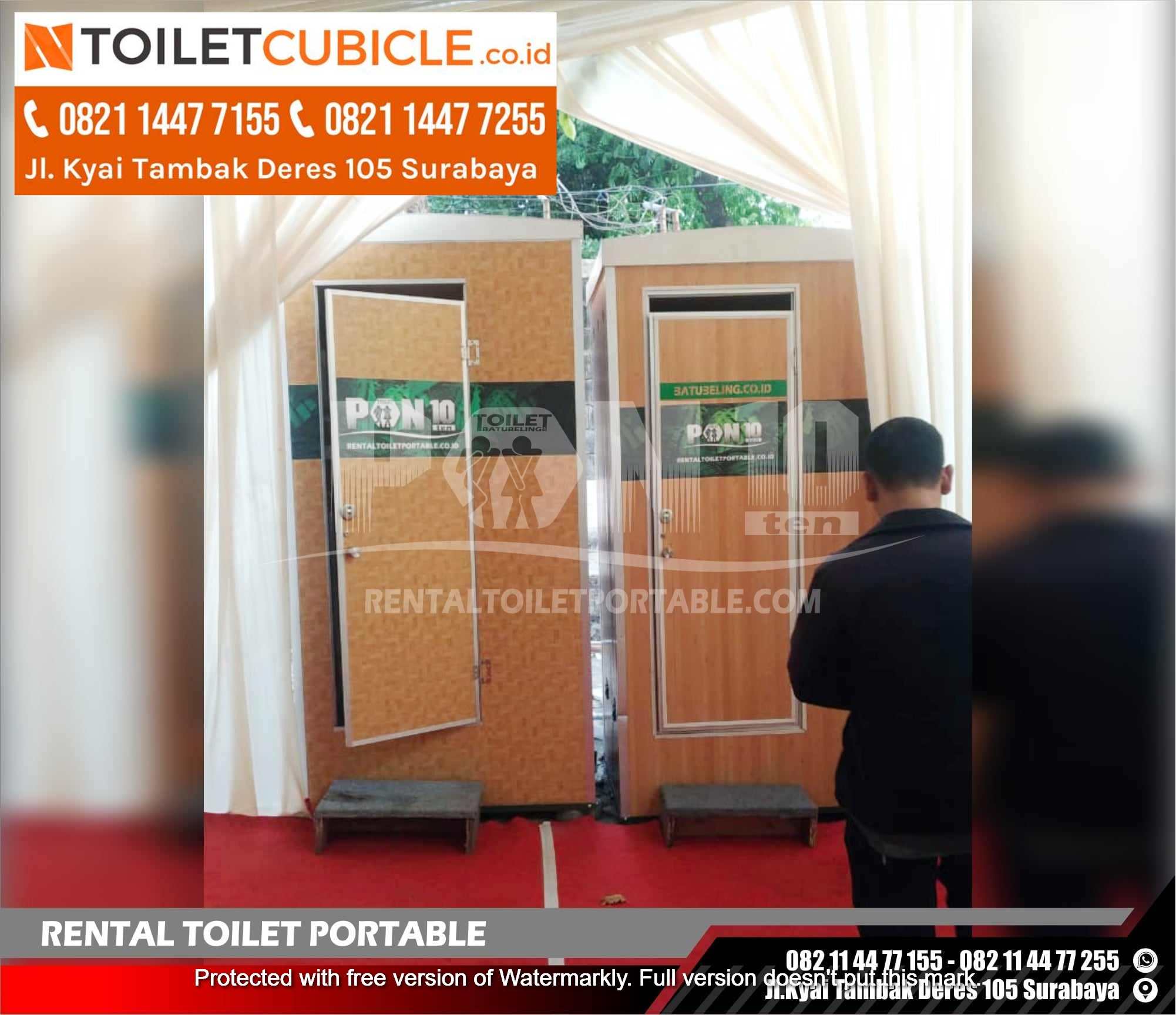 Partisi Toilet Compact Grade