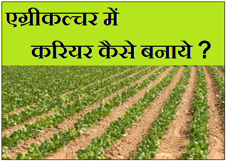 कृषि क्षेत्र में करियर के विकल्प- Agriculture me Career Kaise Banaye