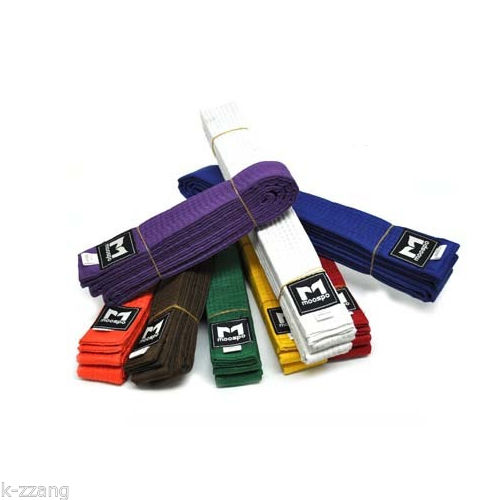 KZZANG Martial Arts Taekwondo Belt Moospo Color all size Tae Kwon Do