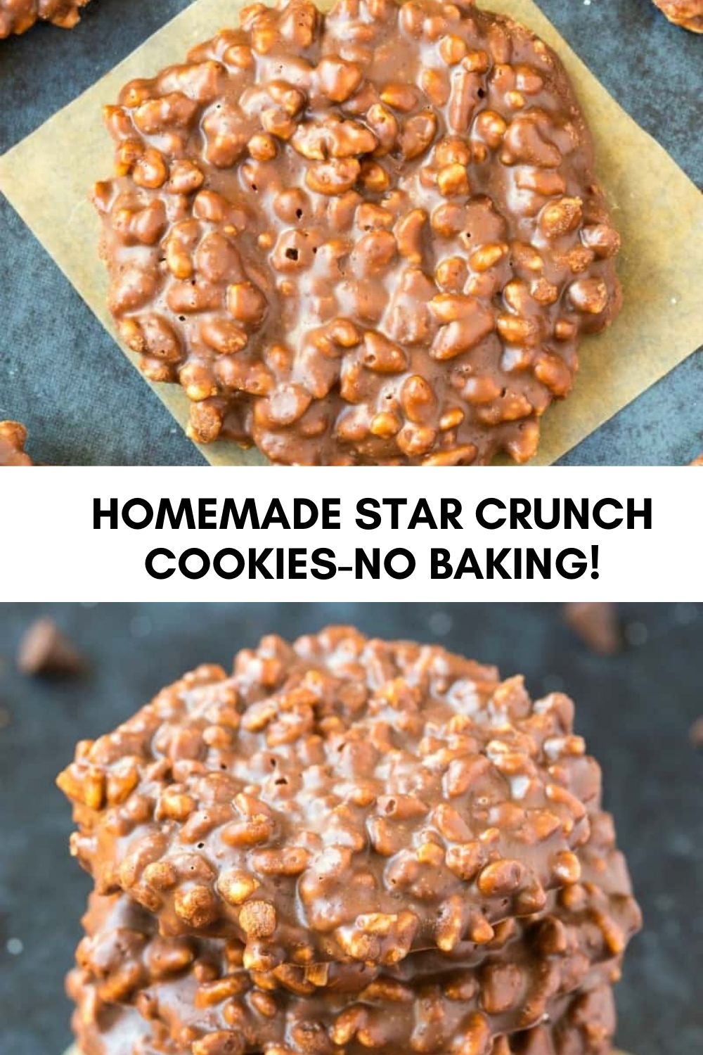 HOMEMADE STAR CRUNCH COOKIESNO BAKING! yanny bakes