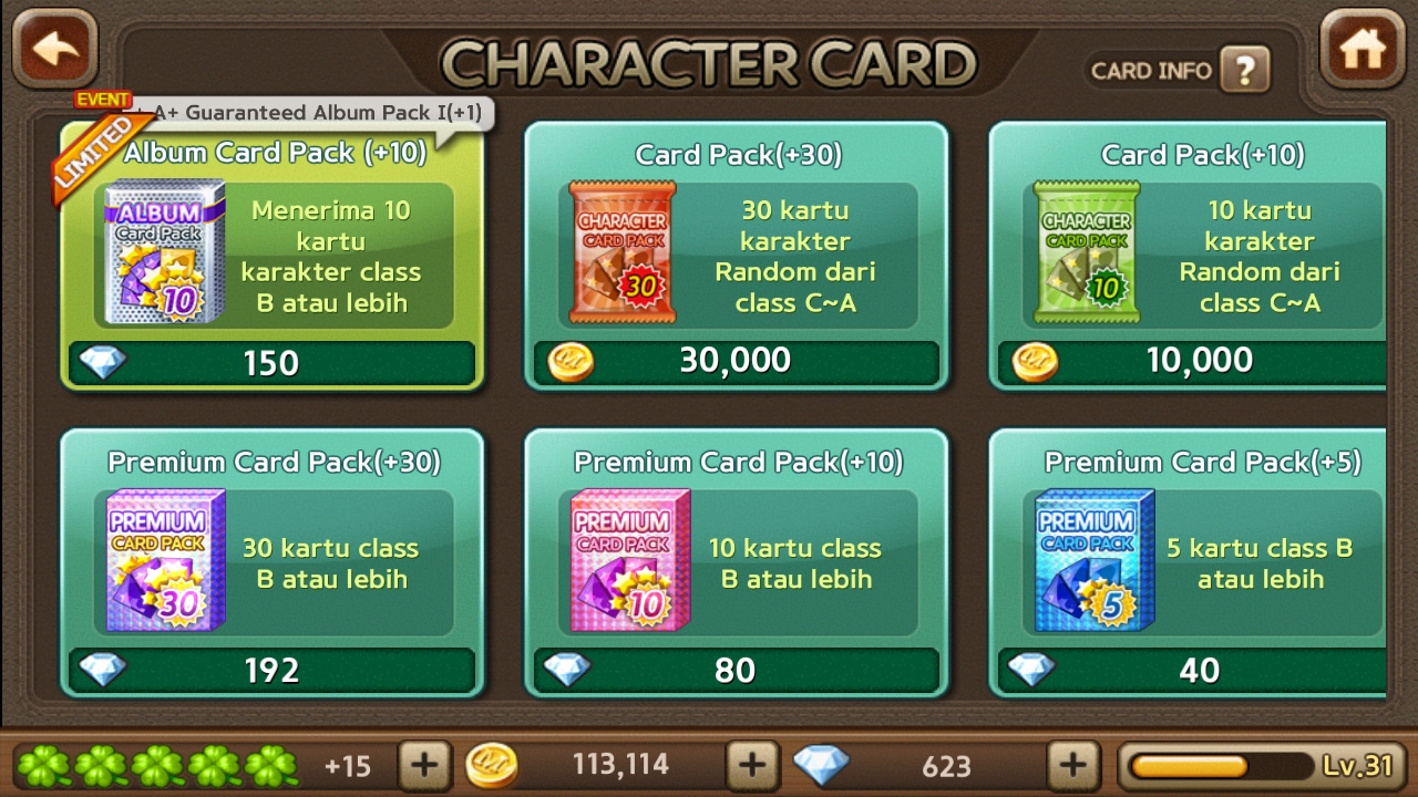 Get Rich предложения. Premium Card. Characters Cards Pack 03 download.