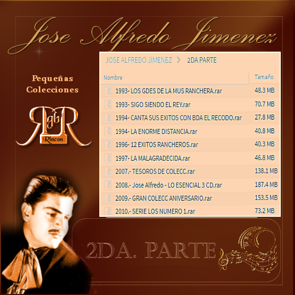 JOSE ALFREDO JIMENEZ..Discografia