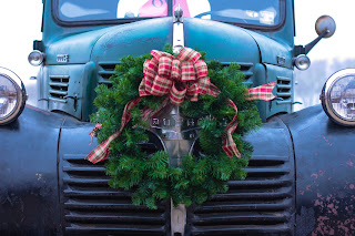 Vintage Christmas truck