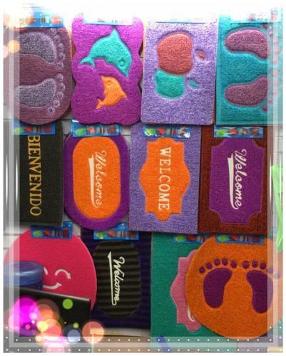 Tham lau chân Welcome 38x58cm