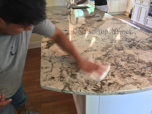 professionally sealing granite