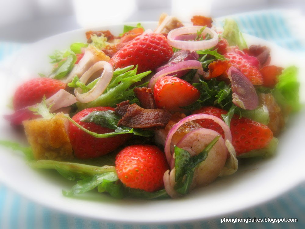 PH the Malaysian Carnivore Strawberry Salad with Balsamic Vinaigrette