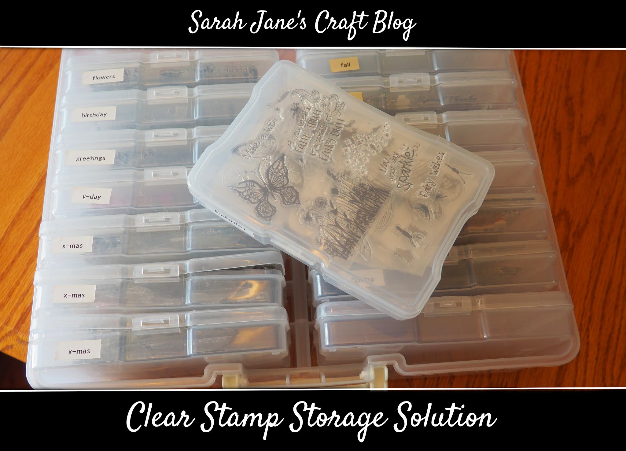 Clear + Cling Stamp Storage - Inklipse