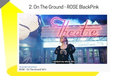 Rose BlacPink ON THE GROUND