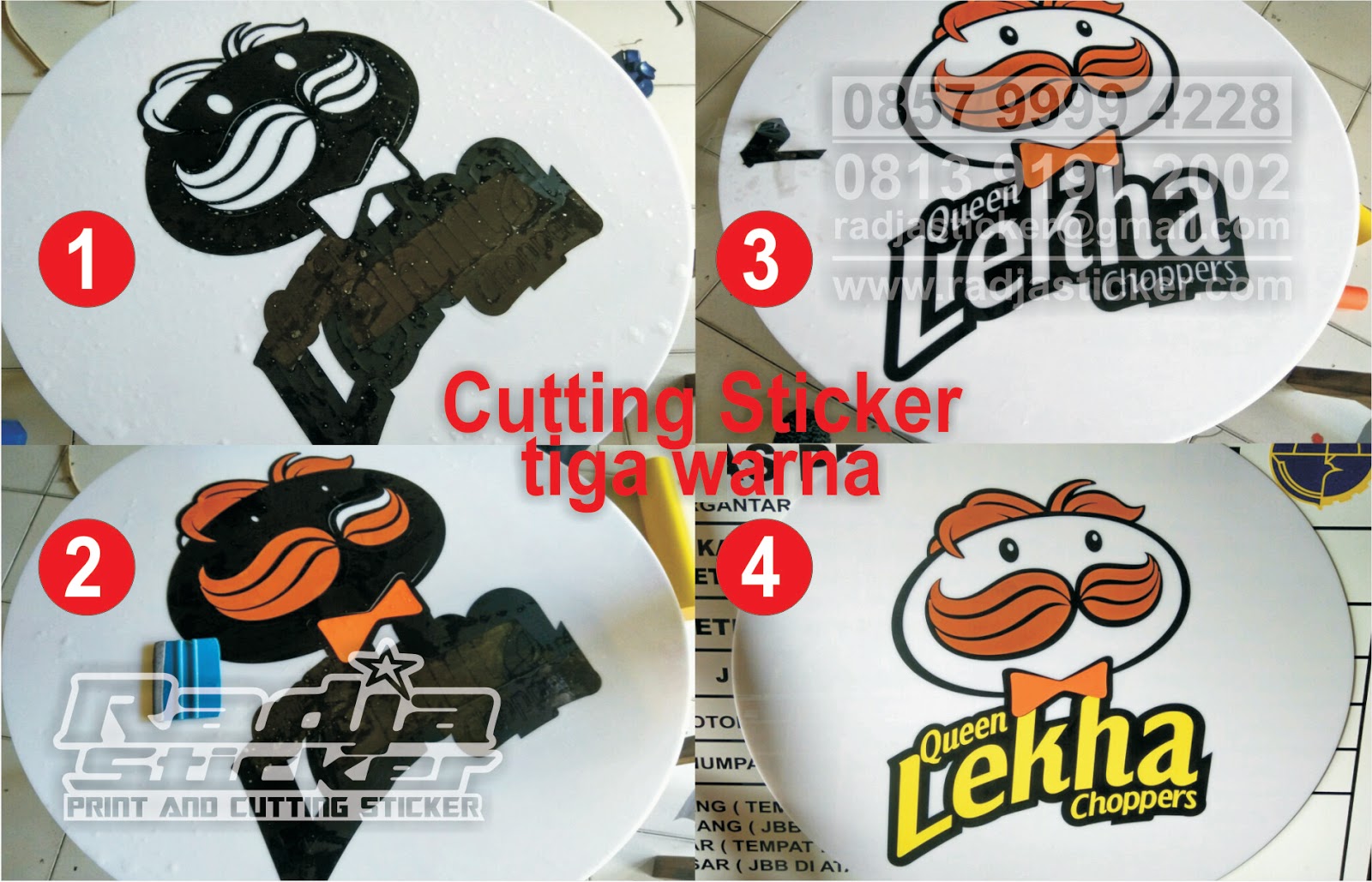 Cutting Stiker Logo Neonbox Cutting Stiker Tempat Cutting Stiker Murah Radja Sticker