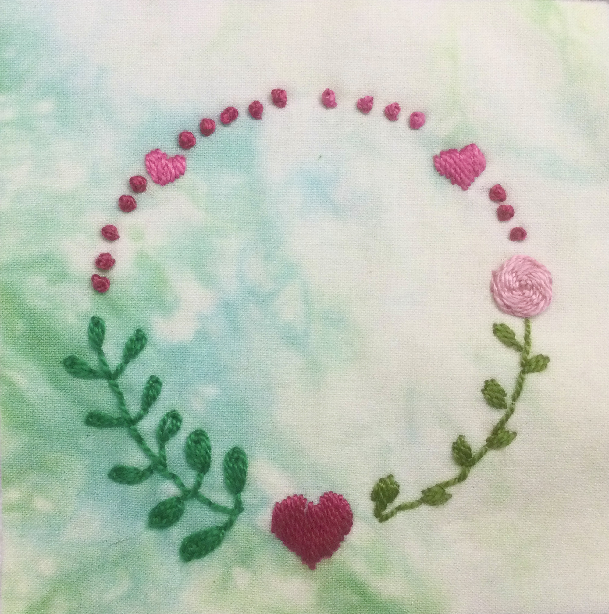 Notes from Norma Weekly Stitching, Hearts and Flowers