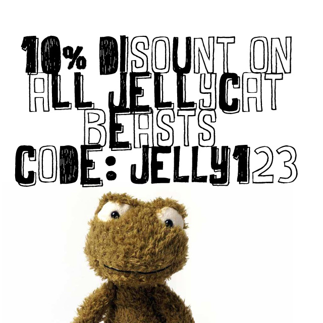 Knuffels à la carte blog Today 10 discount on all Jellycat beasts