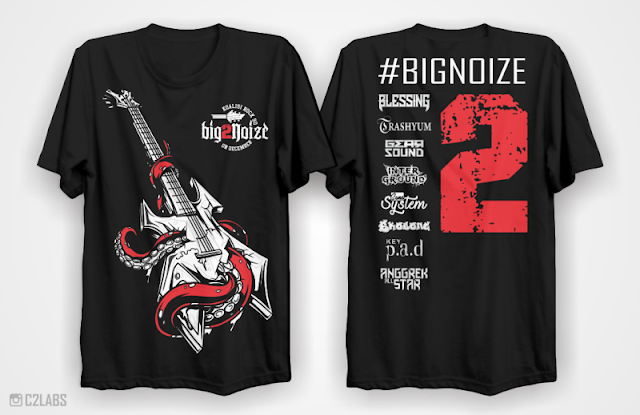 Desain Sablon Kaos Parade Band Big Noize 2