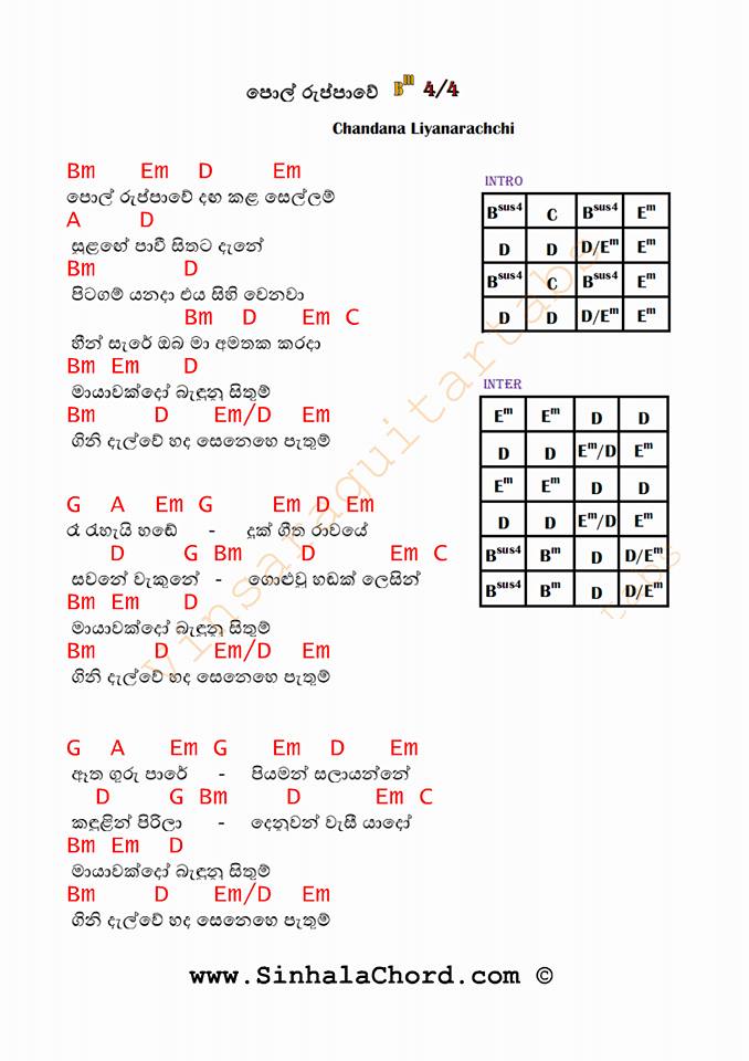Sinhala Notation 2018