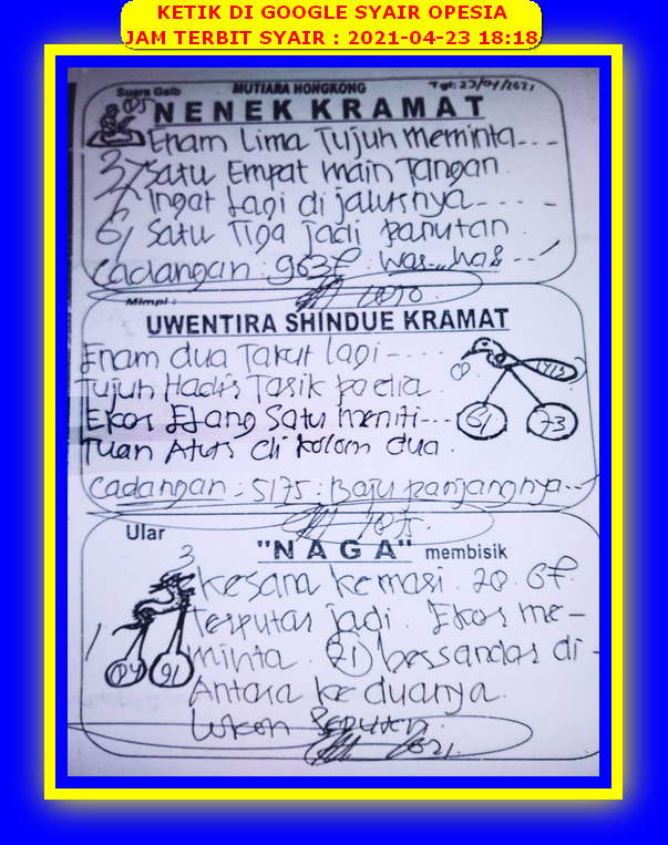 PREDIKSI HK MALAM INI