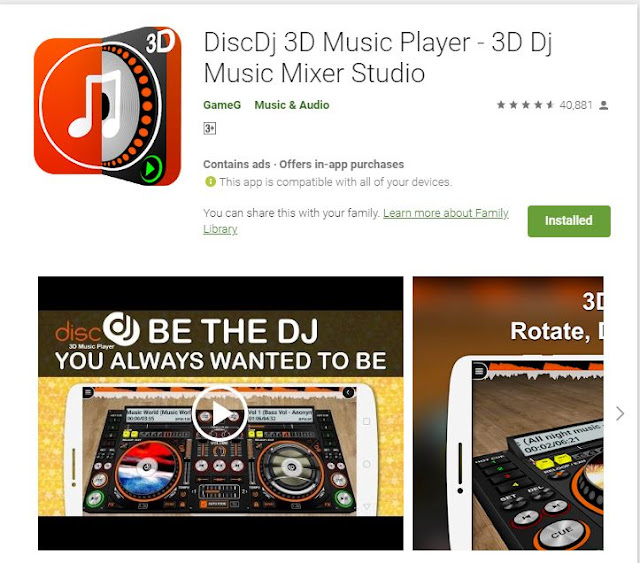 Loud Oli Tech DiscDj 3D Music Player 3D Dj Music Mixer Studio in Tamil