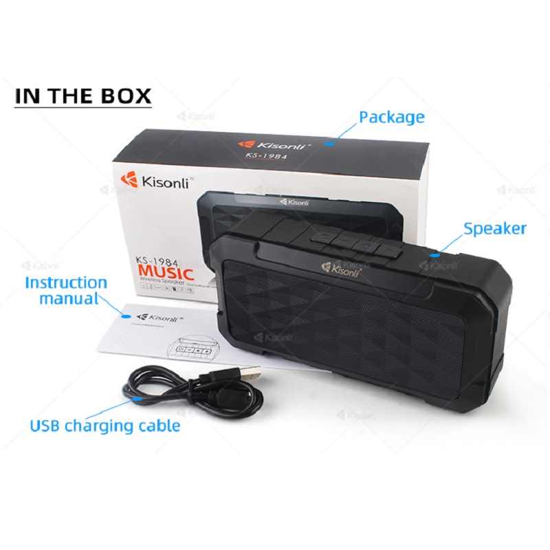 Loa Bluetooth Kisonli KS 1984 7 loa bluetooth kisonli ks 1984 5